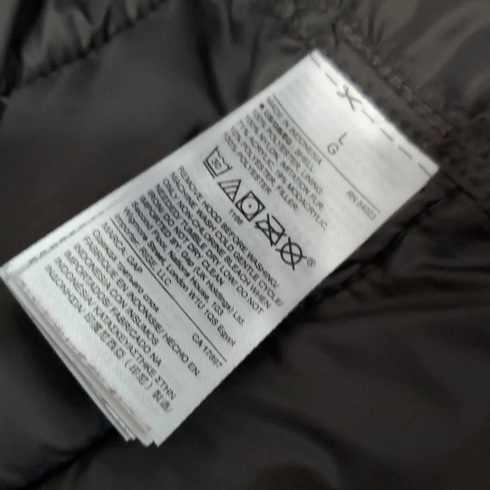 GAP Zip Front Jacket - Sz L - Picture 9 of 11